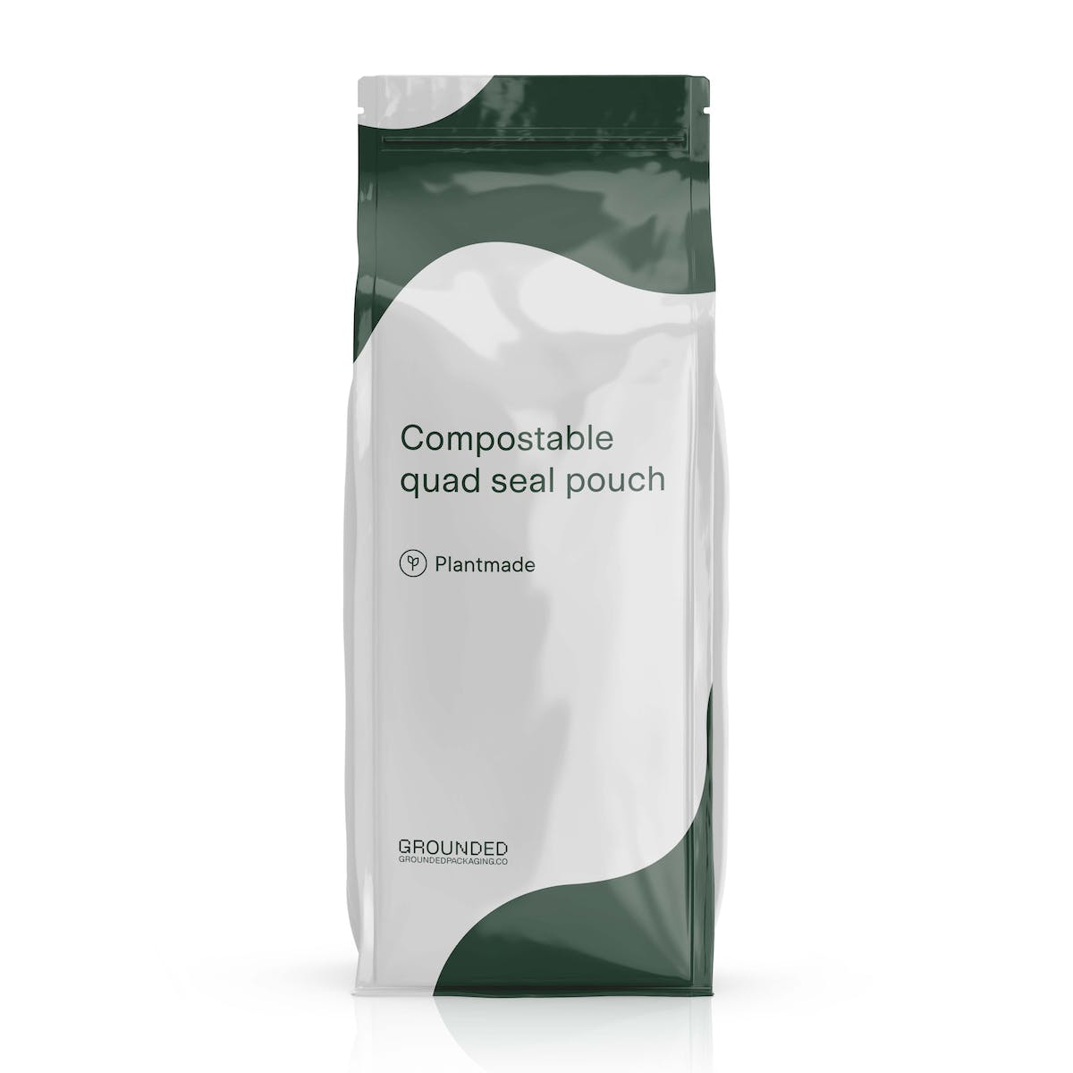 Compostable quad seal pouch 1