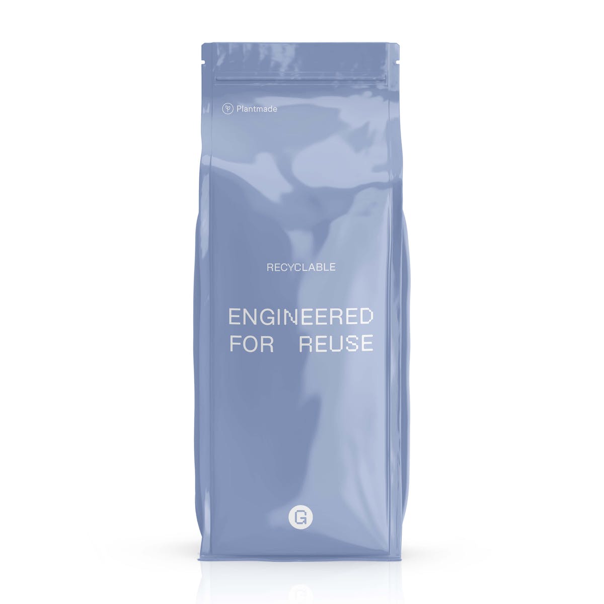 Plantmade™ recyclable quad seal pouch 1